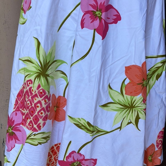 Donna Ricco Pink and White Sleeveless Sundress Resort Wear - Picture 3 of 5